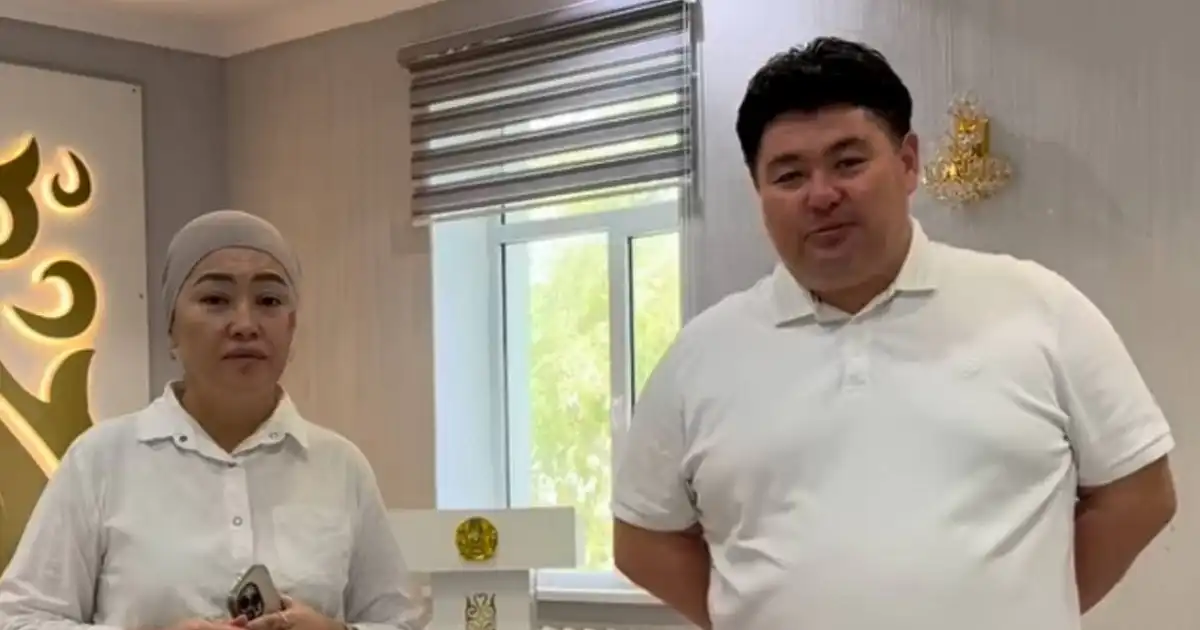 Наркенже Серікбаева мен филармония басшысы халық алдына шығып, бірлескен мәлімдеме жасады
