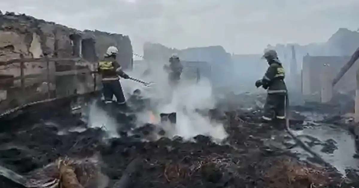 Павлодар облысында шаруа қожалығы өртеніп, алты адам қаза тапты