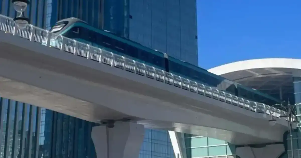 Астанадағы LRT-де өрт шықты