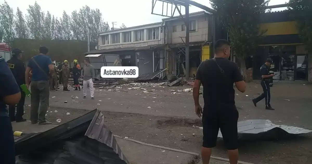 Астанада базарда жарылыс болды: үш адам ауруханаға жеткізілді